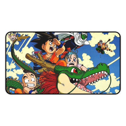 Young Goku Riding Shenron [Dragon Ball] Mousepad